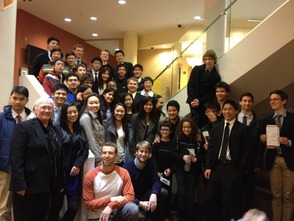 Student-Musicians After a Great Concert