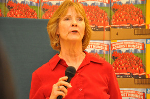 Alice Kidd from the First Baptist Church Food Pantry.