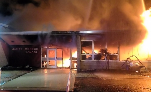 James Monroe Elementary School Lost in Suspicious Fire - Edison NJ News