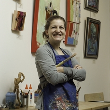 Owner/Artist Jennie Traill Schaeffer