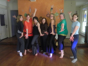 Nia Students hamming it up at Chow & Zen 