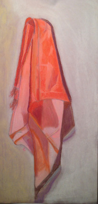 Drapery Study, Pastels