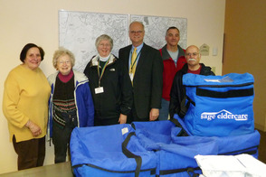 New Providence Administrator Marvin Delivers Meals March 12