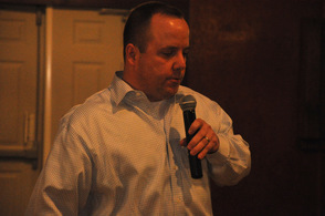 Sheriff Mike Strada addresses the crowd.