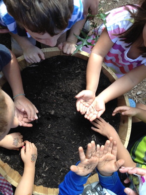 The WonderSpace is a "hands-on" learning experience for preschoolers at Temple Sharey Tefilo-Israel.