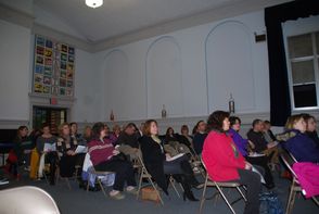 Crowd at the Board Meeting