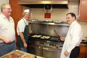 Al Morgan, Ed Cadmus and Assemblyman Jon Bramnick