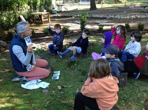 Preschoolers at Temple Sharey Tefilo-Isreal enjoy a lesson in the WonderSpace.