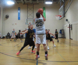 Court Master Jack Ryan shoots over Got Skillz’ Jason Shann