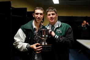Ben Arden and Adam Lanel with the trophy