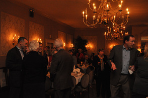 Guests gathered for Gary Chiusano's fundraising event.