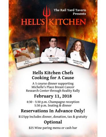 Railyard Tavern Presents Hell S Kitchen Chefs Cooking For A Cause