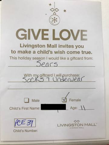 make a child s wish come true at livingston mall s holiday wish wall