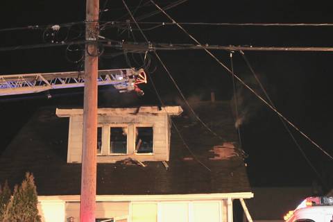 Roselle Park Firemen Respond to House Fire on Butler Avenue Roselle