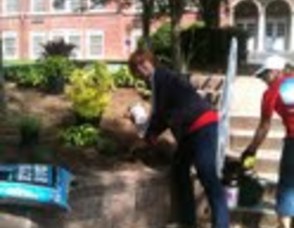 Keller Williams Agents Beautify Maplewood Middle School on RED Day Photo