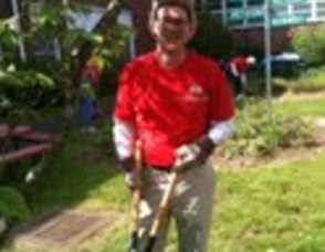 Keller Williams Agents Beautify Maplewood Middle School on RED Day Photo