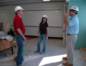 Livingston Board of Education Tours Schools During Construction Photo