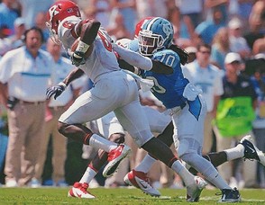 North Carolina Squeezes By Rutgers 24-22 Photo