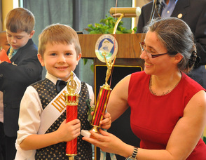 James Detwiller with Ludmilla Mecaj, event chair.