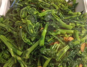 broccoli rabe with garlic