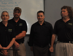 Regional Representatives of Extreme Energy Solutions: Mario Aldini, Phil Sherman, Bill Pereca, and Jeffrey Lamb.