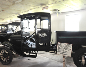 Sussex County's first DPW vehicle.