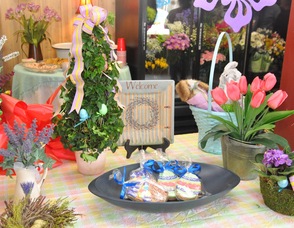 One of the displays at Blooms of Elegance.