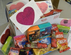 Care package ready to go.