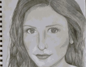 Maggie Fisher, a self-portrait.