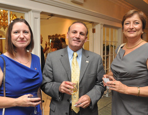 Former U.S. Senator Candidate Bader Qarmout and his wife, Jennifer, and Deborah DeLuca, President and Founding Member of Americans For Liberty.