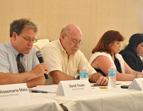 From left to right: David Troast, Gil Gibbs, Molly Whilesmith, and Helen Le Frois.