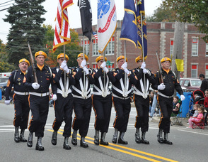 The Ogdensburg VFW marches down Main Street.