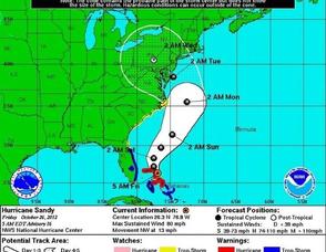 Update from the NOAA National Weather Hurricane Service, as of 5 a.m. today. 