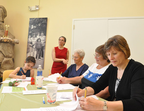 Judges Deborah Mello, Erma Gormley, and Elaine Morrow, make their decisions.