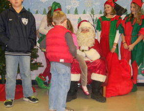 Children with Santa