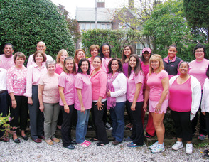 The Connection Staff Think Pink!