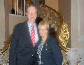 President of the New Jersey State First Aid Council Howard Meyer with his wife Sue