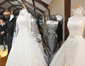 Gowns from Enelda's Happy Brides.