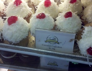 Coconut Cupcakes piled high with sweet, shredded, snowy coconut.