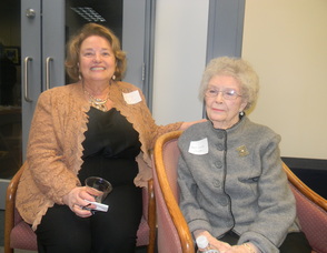 Chatham Senior Services Center  founder Terry Berry (left)