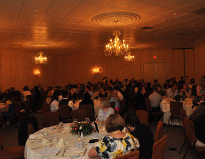 Approximately 300 guests attended the award ceremony at the Minerals Hotel.