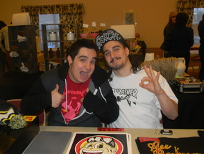 Ass Backwards Apparel creators Matthew Cardinali and Silvio Capoferri 