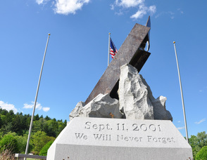 The 9/11 Memorial at Sussex County Community College in 2011.
