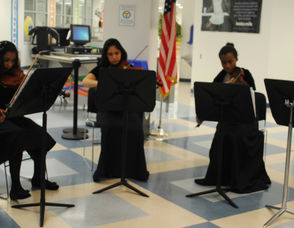 Concluding the night, guests were treated to refreshments in the Tarnoff cafeteria and a performance by the Royal Strings Orchestra.