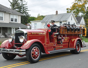 Antique fire truck, Dover Fire Department.