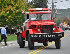 Blooming Grove Fire Department restored fire engine.