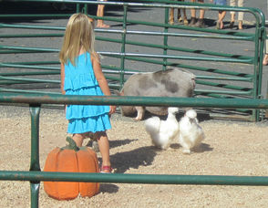 children at street fair