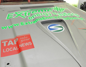 TheAlternativePress.com with recognition on the Extreme Energy Solutions race car.