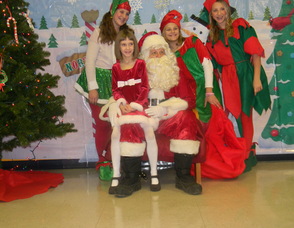 Children with Santa