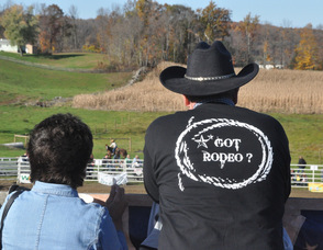 "Got Rodeo?" emblazoned on one of the souvenir shirts.